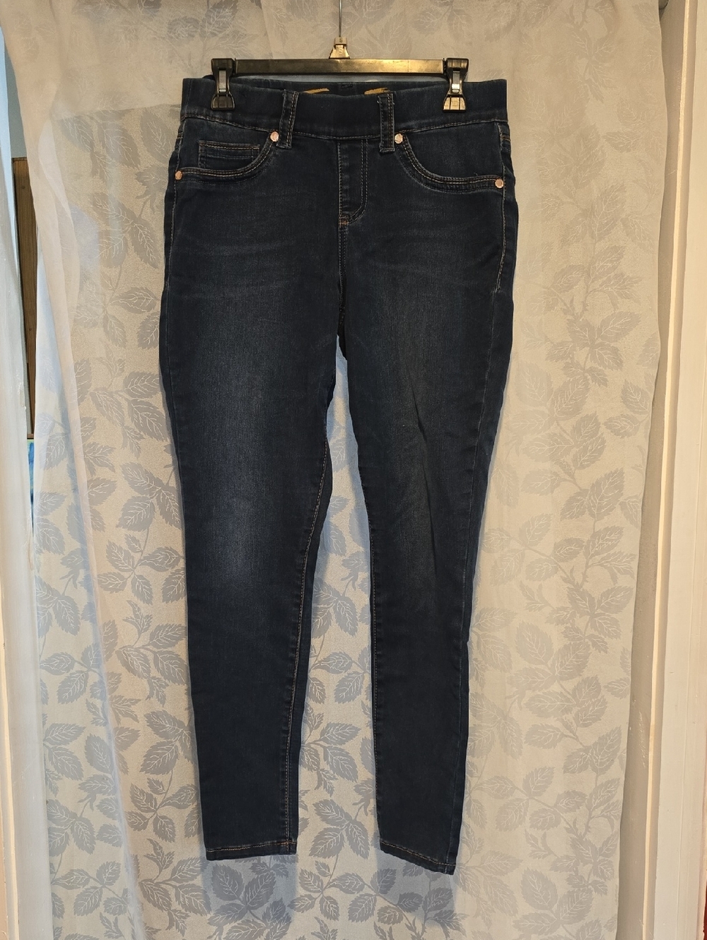Seven7 Dark Blue Skinny Stretch Jeans/ Jeggings